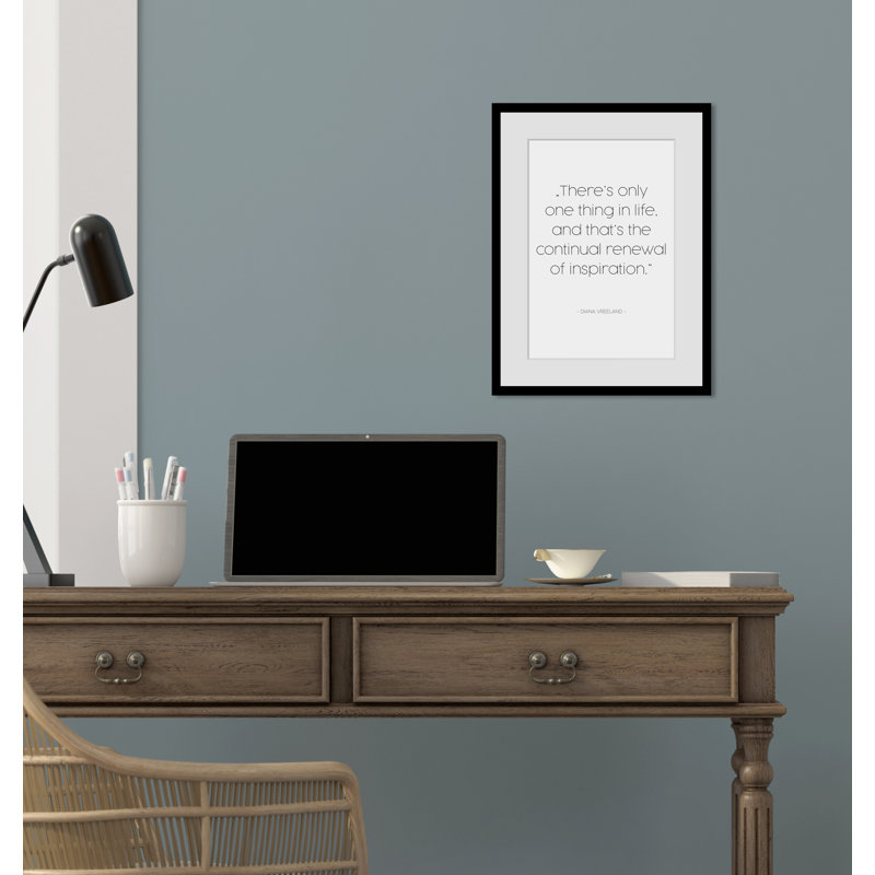 Lettering - Single Picture Frame Print