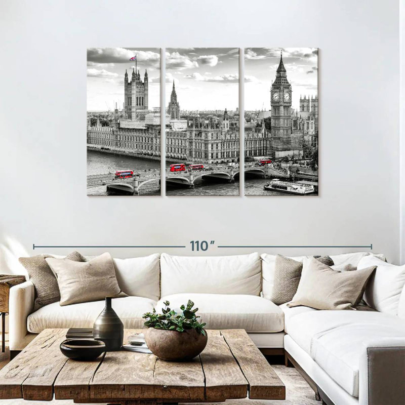 Sebbie Big Ben, palais de Westminster I, H 48 po x l 74 po