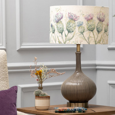 Thistle Glen Ceramic Table Lamp