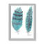 «Feathers in Turquoise II», art encadré-47566112-47533816