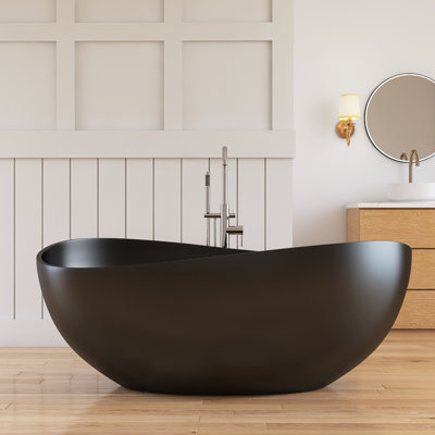 Baignoire de trempage autoportante à surface solide en résine Forma