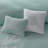 Oversized Cotton Jacquard Comforter Set Aqua Queen-127671250