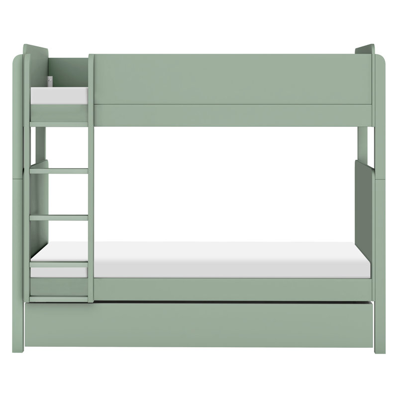 TipToe Twin Bunk Bed, Light Sage