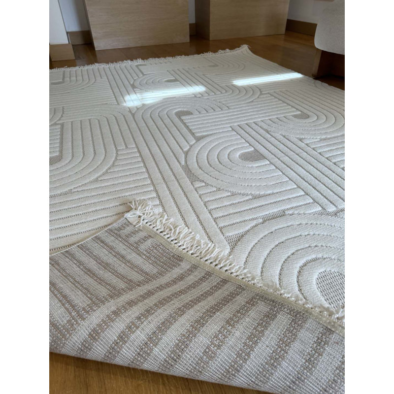 Tapis rectangulaire rectangulaire avec envers antidérapant Sierra, Tapis de couloir 3 pi 4 po x 9 pi 11 po