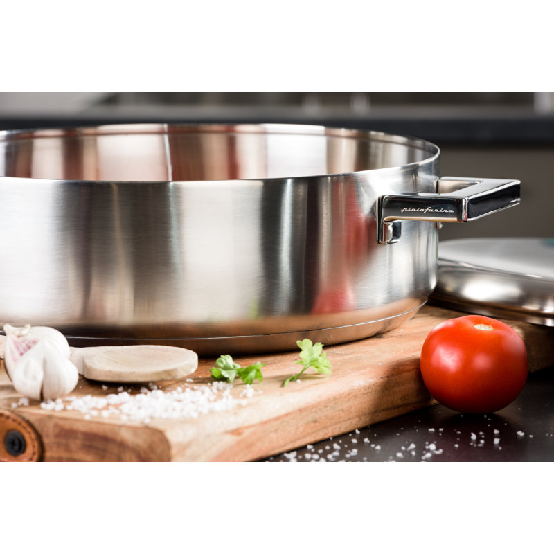 STILE By PININARINA Stainless Steel Non-Stick Frying Pan, 9.5" W