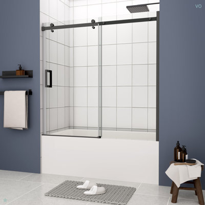 Bathtub Shower Door, Sliding Door, With 5/16" Tempered Glass 6058