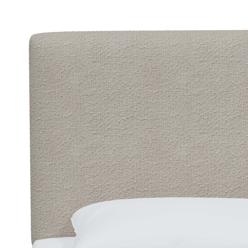 Tête de lit tapissier Eisley, Double, Boucle éléphant classique