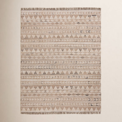 Camille Natural Hand-Woven Geometric Jute Rug