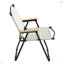 Chaise d'extérieur pliante 2 pièces