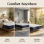 Matelas hybride haut de gamme pour grand lit NUBBA 12 po - mi-ferme-1270802861