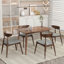 Ensemble de 2 chaises de salle à manger rétro en bois d'hévéa avec dossier ergonomique et coussins moelleux certifiés TSCA-348685253-348685252