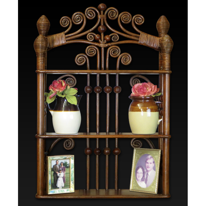 Tablette décorative 3 pièces Telma, Brun délavé