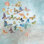 «Beautiful Butterflies V3 Square» par Danhui Nai - peinture sur toile tendue