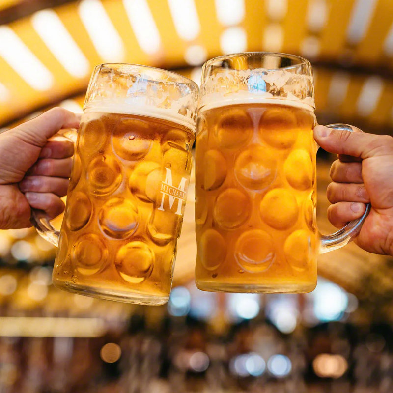 Ensemble de verres à bière personnalisés Kanitz, Oui