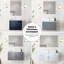 Meuble-lavabo de salle de bain 30 po X P 22 po D et 30 po Miroir à DEL-283674236