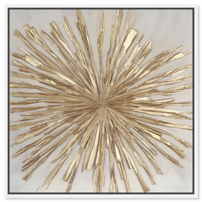 Golden Zenith Canvas Elegant Nature Art by Art Remedy