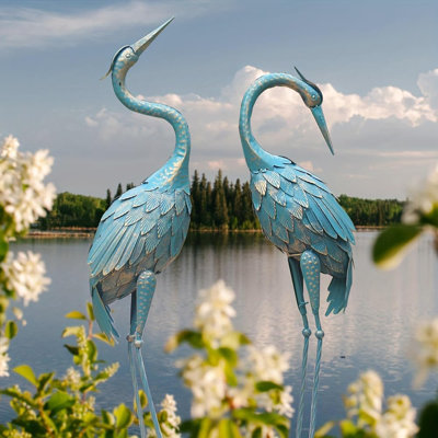 Haraway Animals Waterproof Metal Garden Statue