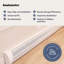 Housse pour plinthe chauffante en acier galvanisé Elliptus Series de Baseboarders SEULEMENT - blanc | ENDCAPS VENDU SÉPARÉMENT-81667552