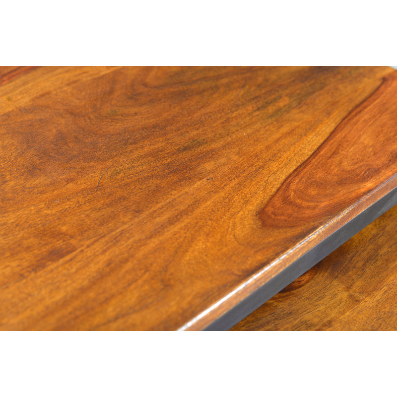 Brumbaugh Solid Wood Top Nesting Tables, Sheesham