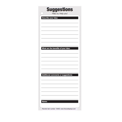 Fixturedisplays® 25 cartes, invité et employé 1040D