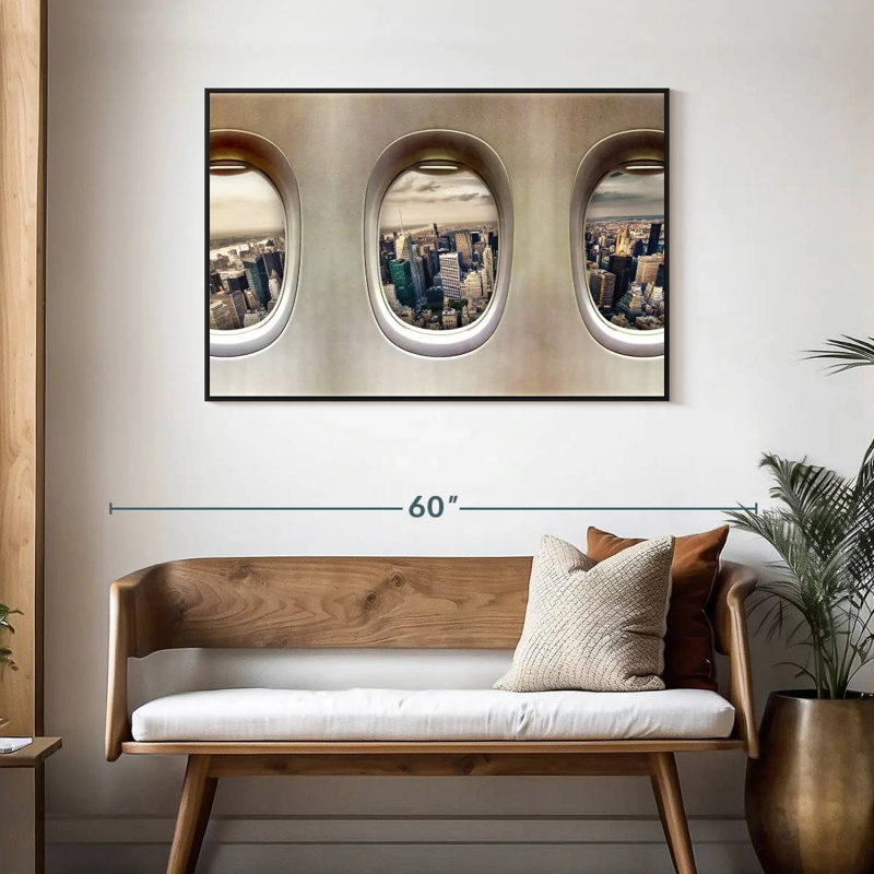 Mehar Airplane Windows, 29" H x 43" W