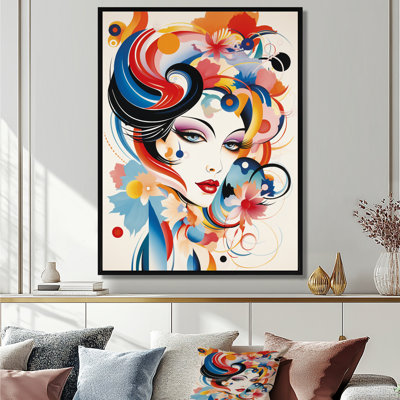 Sensual Boho Beauty - Woman Pop Wall Art Print