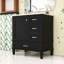 Mateer Modern Wooden Freestanding Single Bathroom Vanity with Ample Storage and Ceramic Sink-1634995077