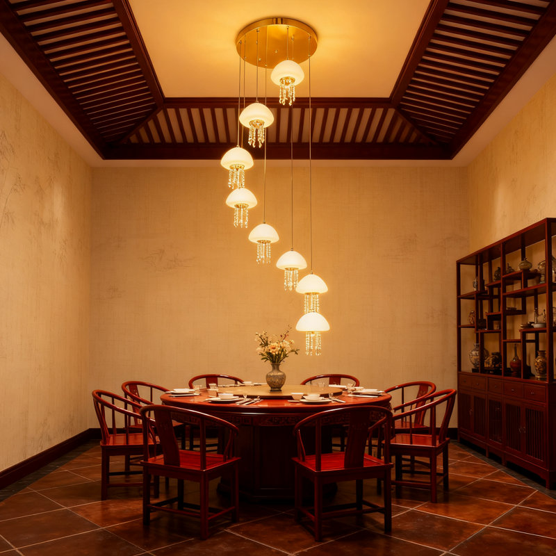 8 - Light Dimmable Led Cluster Pendant