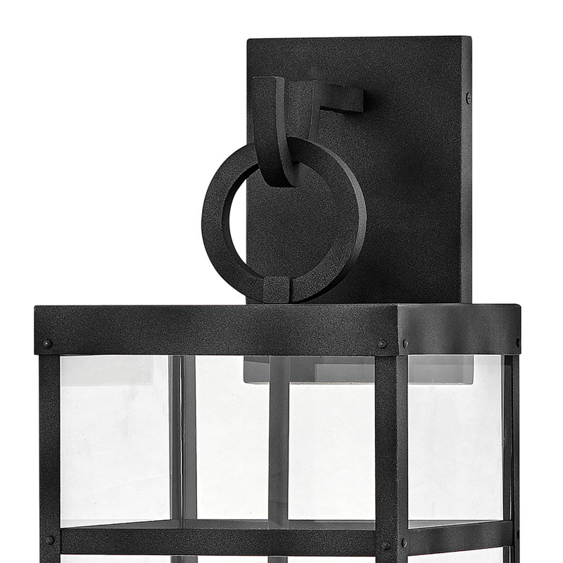 Porter 1 - Bulb 29'' H Outdoor Wall Lantern, Aged Zinc