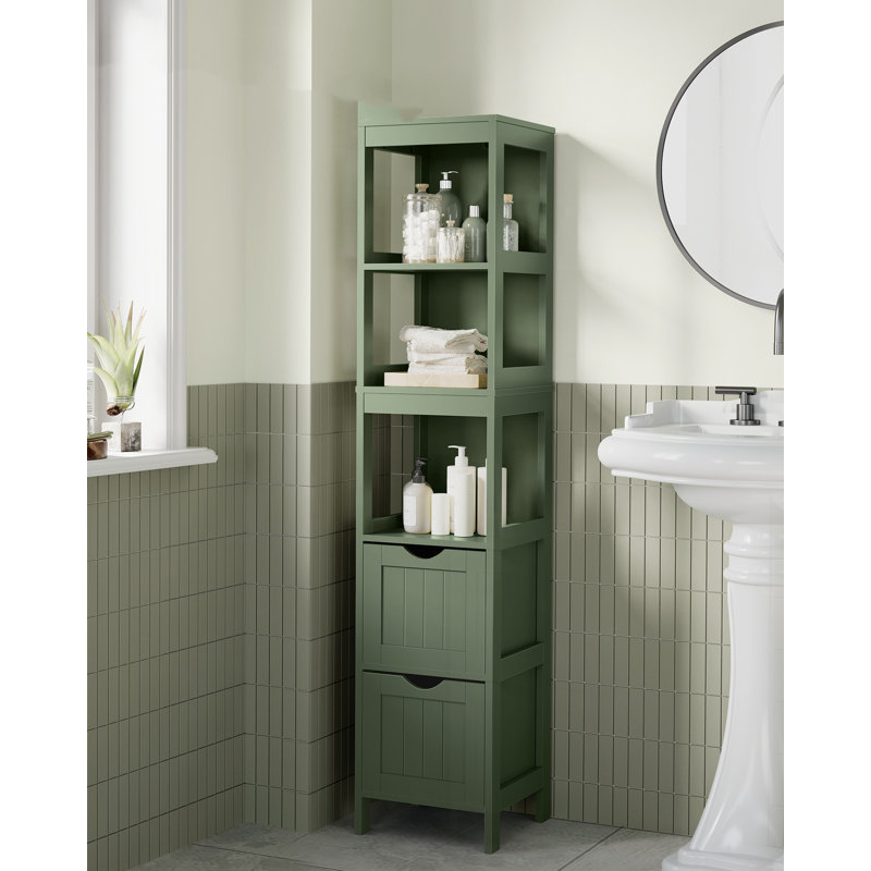 Minor Bathroom Cabinet, Green