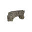Origins 60" Gray Stone Solid Wood Console Table