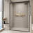 44-48 In. W X 72 In. H Double Sliding Shower Door, Semi-Frameless Bypass Bathroom Sliding Door With 1/4" (6Mm) Tempered Glass For Walk-In Shower-121957732