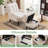 Elandra Upholstered Accent Chair and Ottoman, with 5 Level Adjustable Backrest-692450337