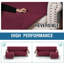 Housse de canapé réversible en forme de L - Housse de canapé modulaire Protection and Elegance-392722880-392722940