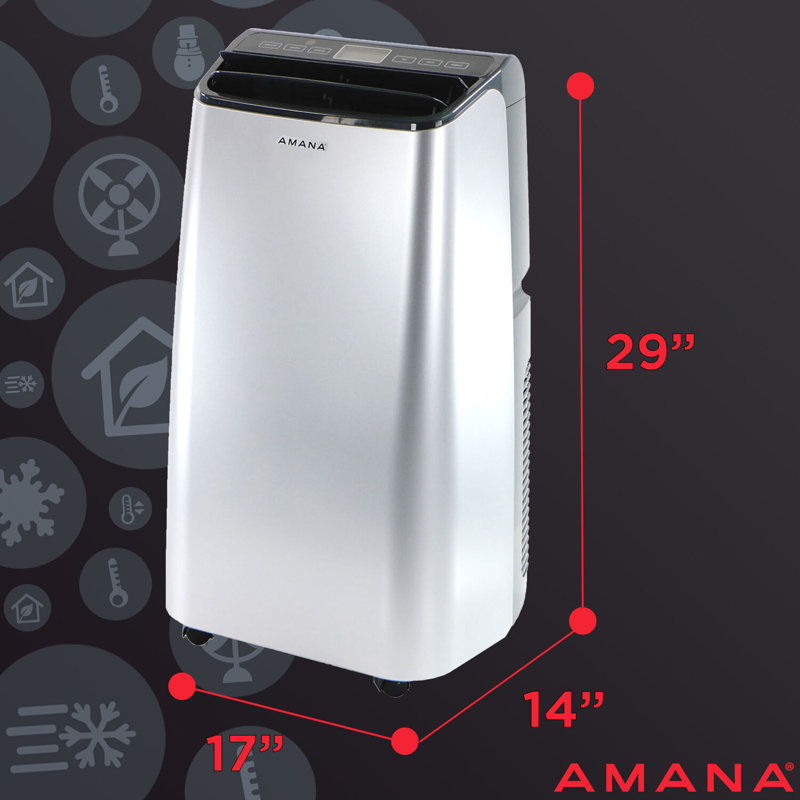 Amana 10,000 BTU White Portable Air Conditioner with Remote