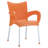 Goines Stacking Patio Dining Armchair-631992456
