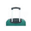 Ensemble de valises 2 pièces, valise légère en ABS, roulettes (20/14) vert foncé