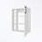 Bathroom Cabinet with 4 Open Shelf