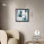 Art abstrait bleu déconstruit «I Shadowbox» par Art Remedy-115130428-115130418