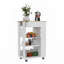 Blosson Kitchen Cart with Drawer and Shelves