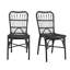 Ensemble de 2 chaises d'extérieur en osier de patio pour l'extérieur (excluant la table)-1343722392