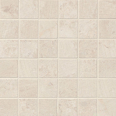 Classic Moderne 2" x 2" Porcelain MosaicTile in Crème