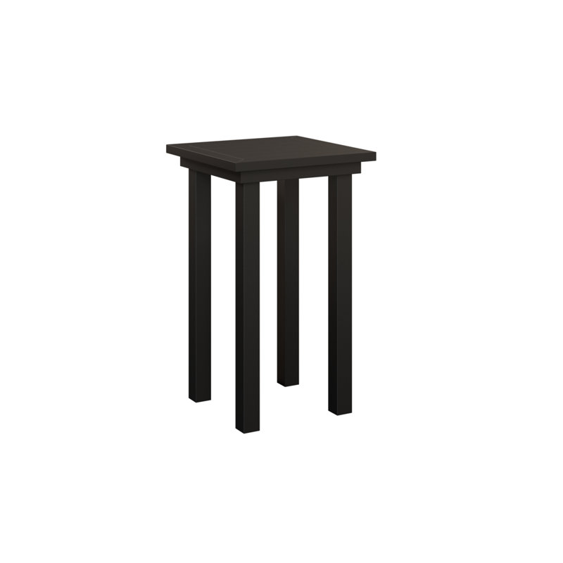Vida End Table, Matte Black