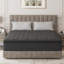 Matelas hybride mi-ferme de 35,5 cm (14 po) avec ressorts ensachés à 5 zones, mousse à mémoire de forme et soulagement des points de pression, matelas livré dans une boîte-38698497-36834358