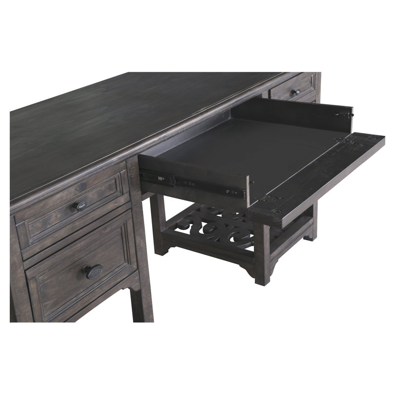 Bureau avec classeur latéral et support pour imprimante, 3 pièces: bureau, classeur, armoire de rangement