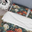 Ensemble de housse de couette fleurs bleues et blanches-679941303