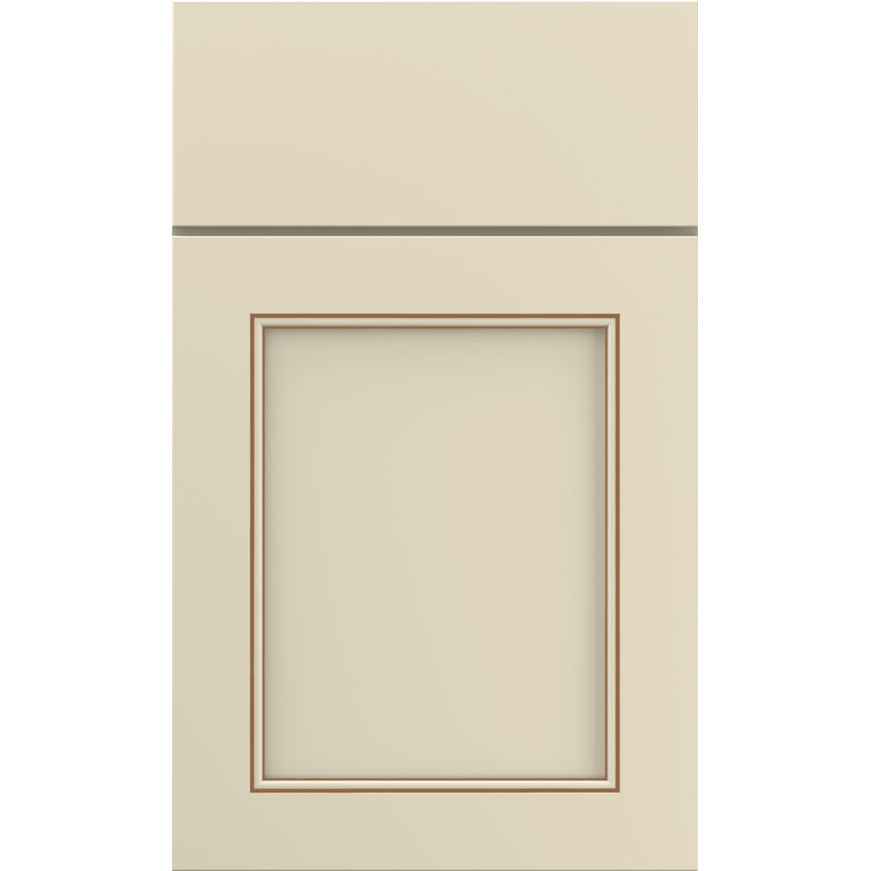 Dwelling Dryden Door Sample, Maple, Parchment w/Caramel Glaze