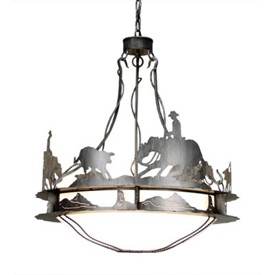 32" Wide Ponderosa Inverted Pendant