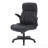 Medium Back Executive Office Chair With Flip-Up Arms, Black