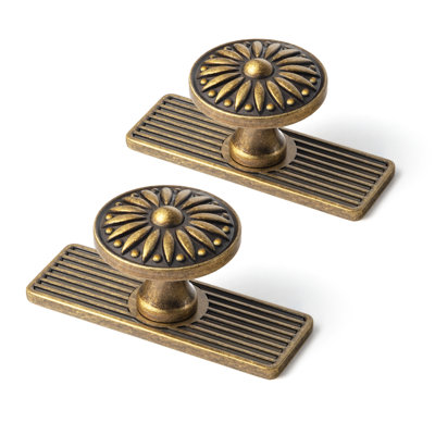 1.4" Diameter Classic Retro Petal Knob With Backplate